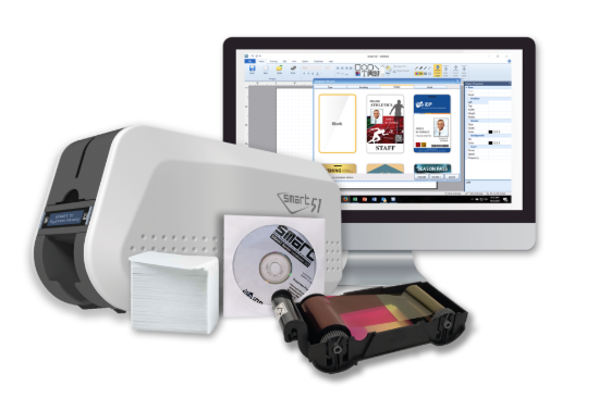 Picture of IDP SMART-51 Simplex ID Card Printer Kit