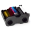 Picture of FARGO 45014 YMCKO Half Panel Cartridge w/ Cleaning Roller
