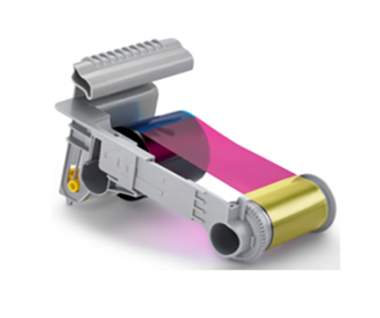 Picture of Entrust Datacard 525150-004 YMCKT Prefilled Color Ribbon Cassette