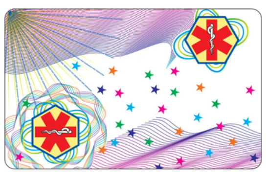 Picture of Entrust Datacard 508808-005 DuraGard OptiSelect(TM) Laminate, 0.6 mil, "First Responder" Full Card