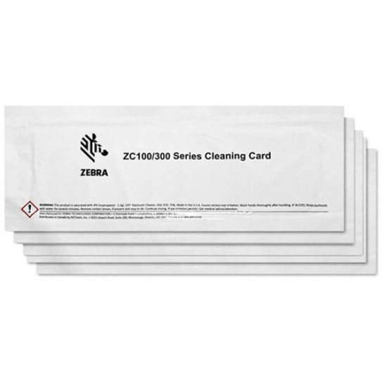 Picture of Zebra 105999-311-01 Cleaning Card Kit (Improved) - 5 Cards