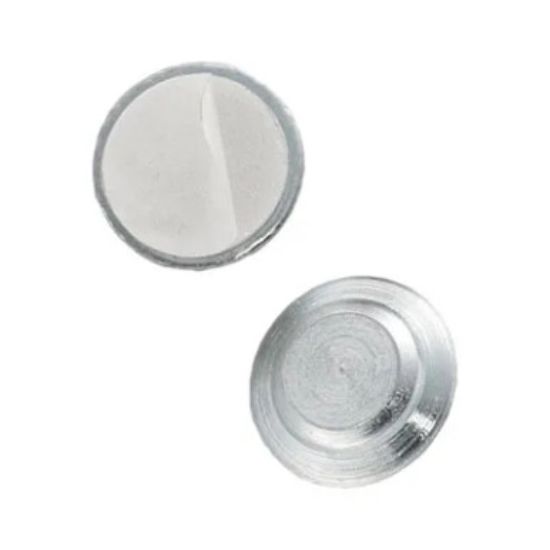 Picture of Pack of 50 - MagnaDisc Round Zinc Magnetic Badge Attachment - 11/16''