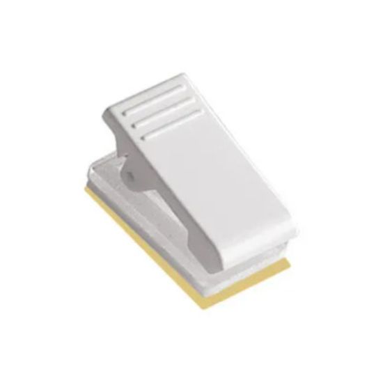 Picture of Pack of 500 - Adhesive Pressure-Sensitive Badge Clips w/ Thumb Grip - 1''