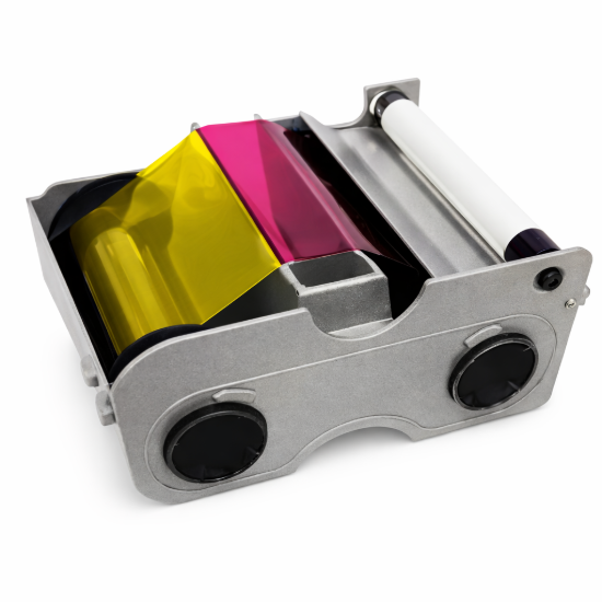 Picture of FARGO 45030 YMCKO Cartridge w/ Cleaning Roller