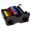 Picture of FARGO 45029 YMCKO Half Panel Cartridge w/ Cleaning Roller