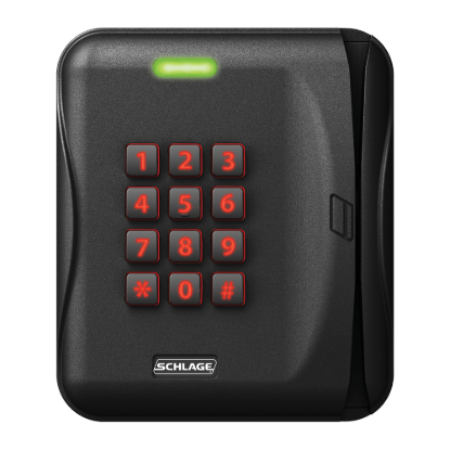 Schlage MTMSK15-485 Multi-Technology Magnetic Stripe Reader Single Gang Wall Mount with Keypad Access Control Reader