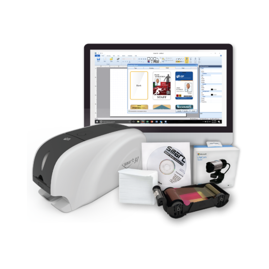 Picture of IDP SMART-31 Duplex ID Card Printer Bundle