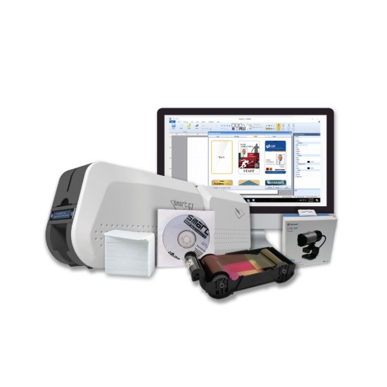 Picture of IDP SMART-51 Simplex ID Card Printer Bundle