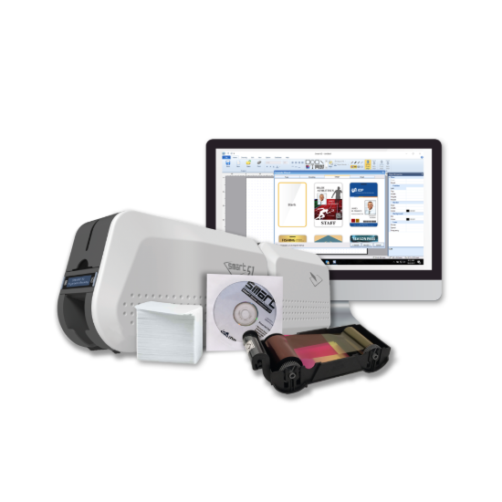 Picture of IDP SMART-51L Duplex ID Card Printer with Lamination Kit