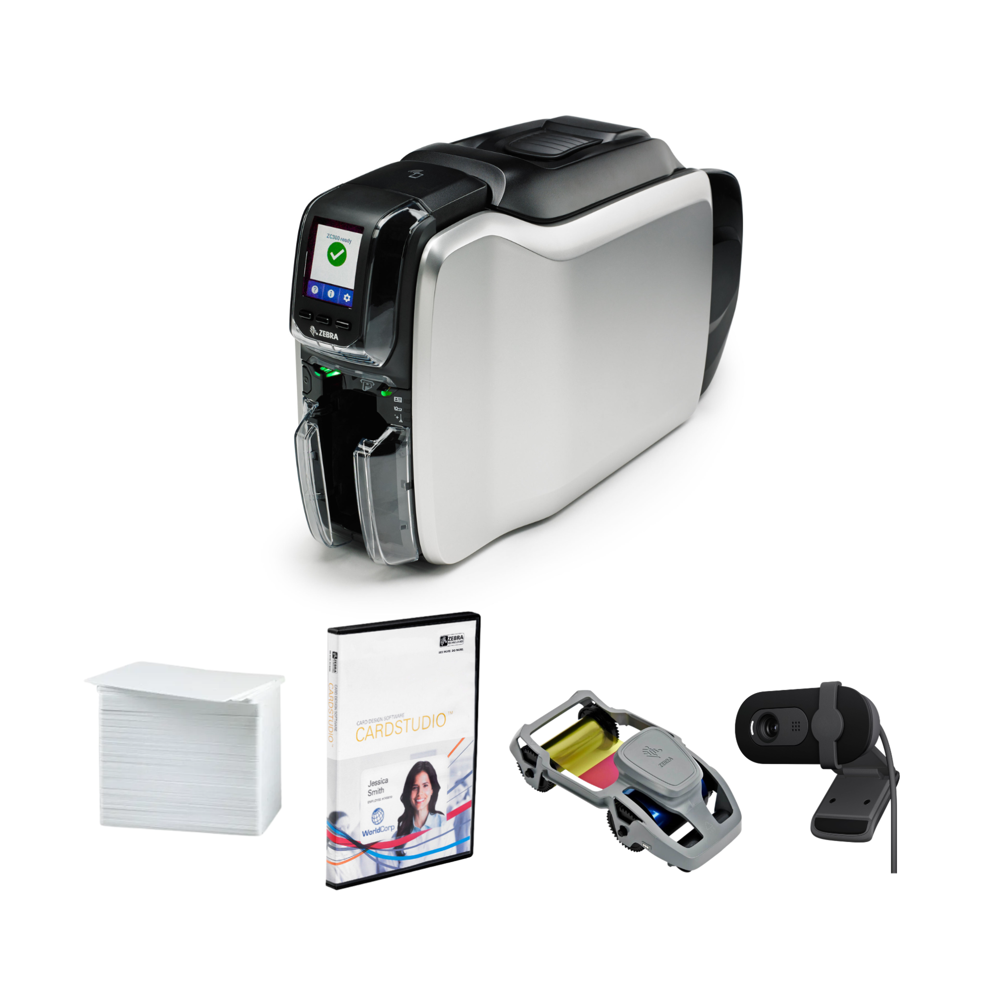 セキュリティ・セーフティ UC Zebra ZC300 Simplex ID Card Systems | IdentiSys