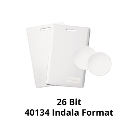 Picture for category Schlage 26 Bit, 40134 Indala Format