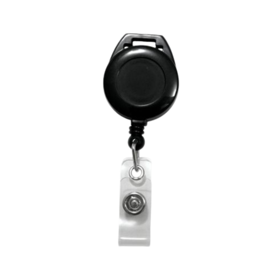 Picture of Pack of 50 - 1.25" Badge Reel with Lanyard Attachment and Clear Strap