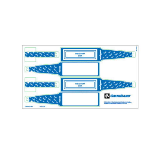 Picture of LaserBand2 LB2-PED-WL3 OmniBand Pediatric Wristband 2 Bands per Sheet (500 Sheet)