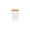 Picture of Pack of 100 - Clear Vinyl Vertical Badge Holder with Color Bar, 3.75" x 2.63"