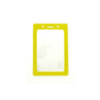 Picture of Pack of 100 - Clear Vinyl Vertical Badge Holder with Color Frame, 2.25" x 3.44"