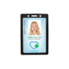 Picture of Pack of 100 - Clear Vinyl Vertical Badge Holder with Color Frame, 2.25" x 3.44"