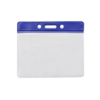 Picture of Pack of 100 - Vinyl Horizontal Badge Holder with Color Bar, 3.75" x 2.63"