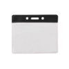 Picture of Pack of 100 - Vinyl Horizontal Badge Holder with Color Bar, 3.75" x 2.63"