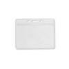 Picture of Pack of 100 - Vinyl Horizontal Badge Holder with Color Bar, 3.75" x 2.63"