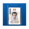 Picture of Pack of 100 - PureClear Eco-Friendly Vinyl Vertical Event Size Badge Holder, 3" x 4"