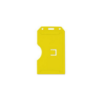 Picture of Pack of 50 - Clear Rigid Plastic Vertical Badge Holder 2-Sided