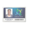 Picture of Pack of 100 - Acetate Horizontal Badge Holder with Magnet Attachment 4" x 3"