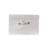 Picture of Pack of 100 - Clear Rigid Vinyl Horizontal Name Tag Holder with Nickel-Plated Steel Pin 3.5" x 2.13"