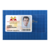 Picture of Pack of 100 - Clear Rigid Vinyl Horizontal Name Tag Holder with Nickel-Plated Steel Pin 4" x 3"