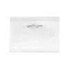 Picture of Pack of 100 - Clear Rigid Vinyl Horizontal Name Tag Holder with Nickel-Plated Steel Pin 4" x 3"