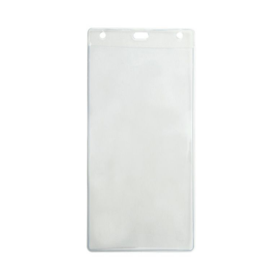 Picture of Pack of 100 - Clear Vinyl Event Size Ticket Holder, 4.13" x 8.13"