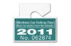 Picture of Pack of 100 - Clear Vinyl Horizontal Hangtag Holder 3.75" x 2"