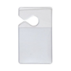 Picture of Pack of 100 - Clear Vinyl Vertical Hangtag Holder 2.63" x 3"