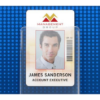 Picture of Pack of 100 - Clear Vinyl Vertical S-Series Anti-Print Transfer Proximity Card Holder, 2.3" x 4.25"