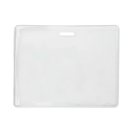 Picture of Pack of 100 - Heavy-Duty Vinyl Horizontal Proximity Card Holder, 3.6" x 2.38"