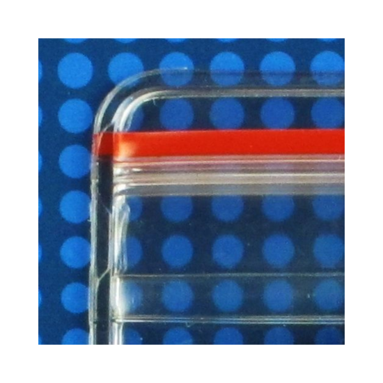Picture of Pack of 100 - Heavy-Duty Vinyl Vertical Adhesive Badge Holder 2.12" x 3.38"