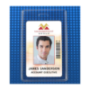Picture of Pack of 100 - Heavy-Duty Vinyl Vertical Proximity Card Holder, 2.38" x 3.75"