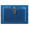 Picture of Pack of 100 - Premium Vinyl Horizontal Clip-on Badge Holder 4" x 2.63"