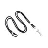 Picture of Pack of 100 - 1/8" Round Braid Lanyard with Breakaway and Swivel Hook