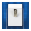 Picture of Pack of 100 - Premium Vinyl Vertical Clip-on Badge Holder 2.38" x 3.38"