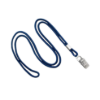 Picture of Pack of 100 - 1/8" Round Braid Lanyard with Bulldog Clip
