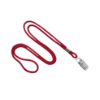 Picture of Pack of 100 - 1/8" Round Braid Lanyard with Bulldog Clip