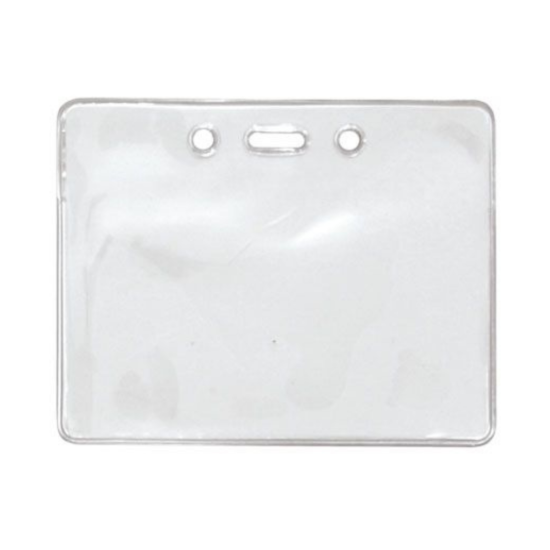 Picture of Pack of 100 - Vinyl Horizontal Proximity Card Holder, 3.5" x 2.25"