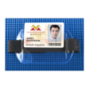 Picture of Pack of 25 - Clear Vinyl Horizontal Arm Band Badge Holder with Strap 3.375" x 2.375"