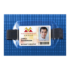 Picture of Pack of 25 - Clear Vinyl Horizontal Arm Band Badge Holder with Strap 3.375" x 2.375"