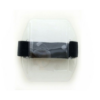 Picture of Pack of 25 - Clear Vinyl Vertical Arm Band Badge Holder with Navy Blue Strap 4.38" x 2.5"