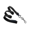 Picture of Pack of 100 - 3/8" Flat Braid Lanyard with Breakaway and Black Oxide Swivel Hook