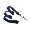 Picture of Pack of 100 - 3/8" Flat Braid Lanyard with Breakaway and Black Oxide Swivel Hook