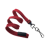 Picture of Pack of 100 - 3/8" Flat Braid Lanyard with Breakaway and Black Oxide Swivel Hook