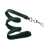 Picture of Pack of 100 - 3/8" Flat Braid Lanyard with Breakaway and Black Oxide Swivel Hook