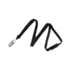 Picture of Pack of 100 - 3/8" Flat Braid Lanyard with Breakaway and Bulldog Clip